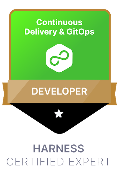 Harness Certified Continuous Delivery & GitOps Developer